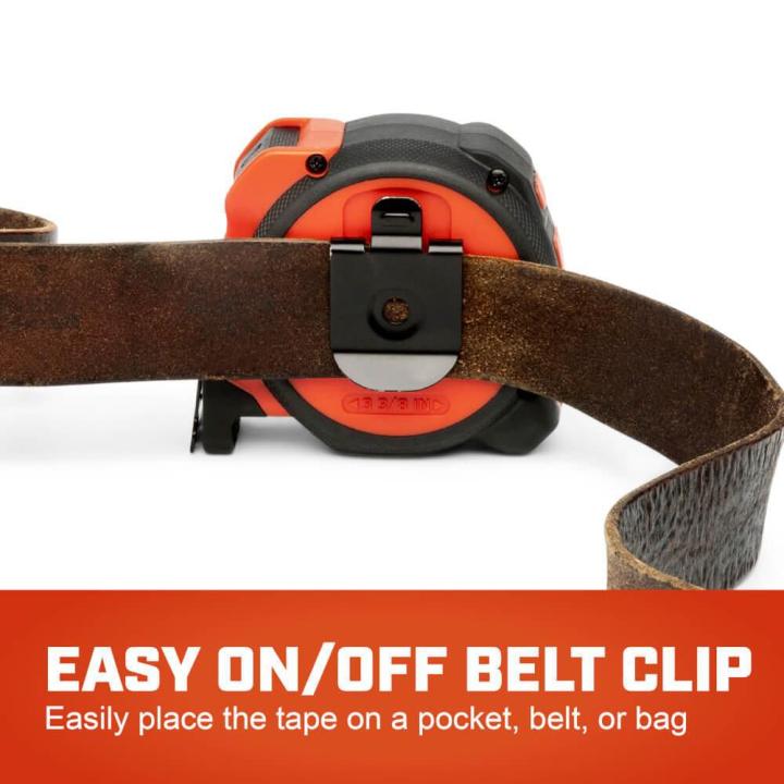 Crescent L1025CB-02 1-3/16" x 25' CONTROLTOUCH NITE EYE™ Tape Measure