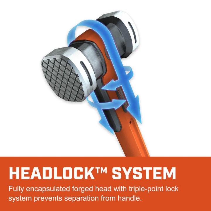 Crescent CSHF10 10 lb. HEADLOCK™ Fiberglass Sledge Hammer