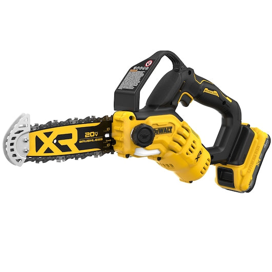 DEWALT DCCS623QQ1 20V MAX* 8 in. Brushless Cordless Pruning Chainsaw Kit