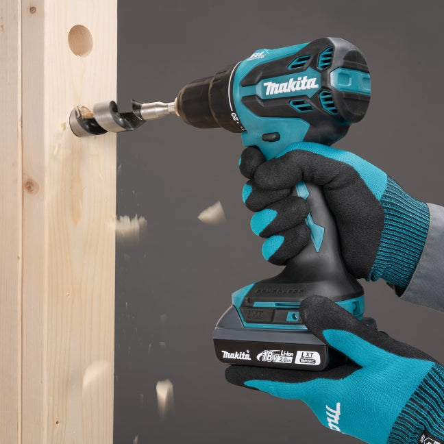 Makita DHP490Y01 18V LXT Brushless 1/2" Hammer Drill-Driver, Compact Kit
