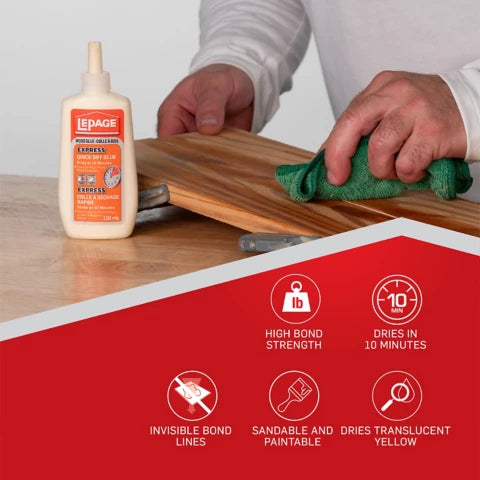 LePage 1536417 Express Wood Glue 400ml