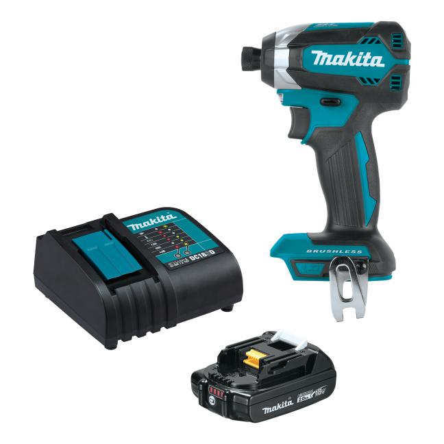 Makita DTD153SAX2 18V LXT Brushless 1/4" Impact Driver