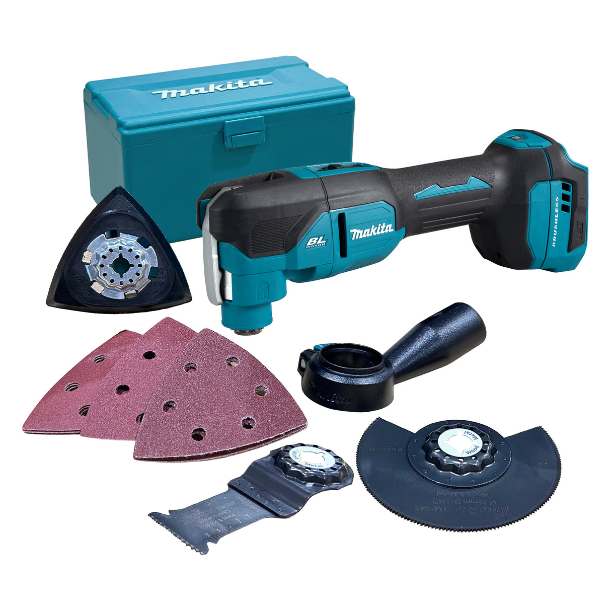 Makita DTM53ZX1 18V LXT Brushless Tool-less Multi Tool w/Accessory Kit, Tool Only