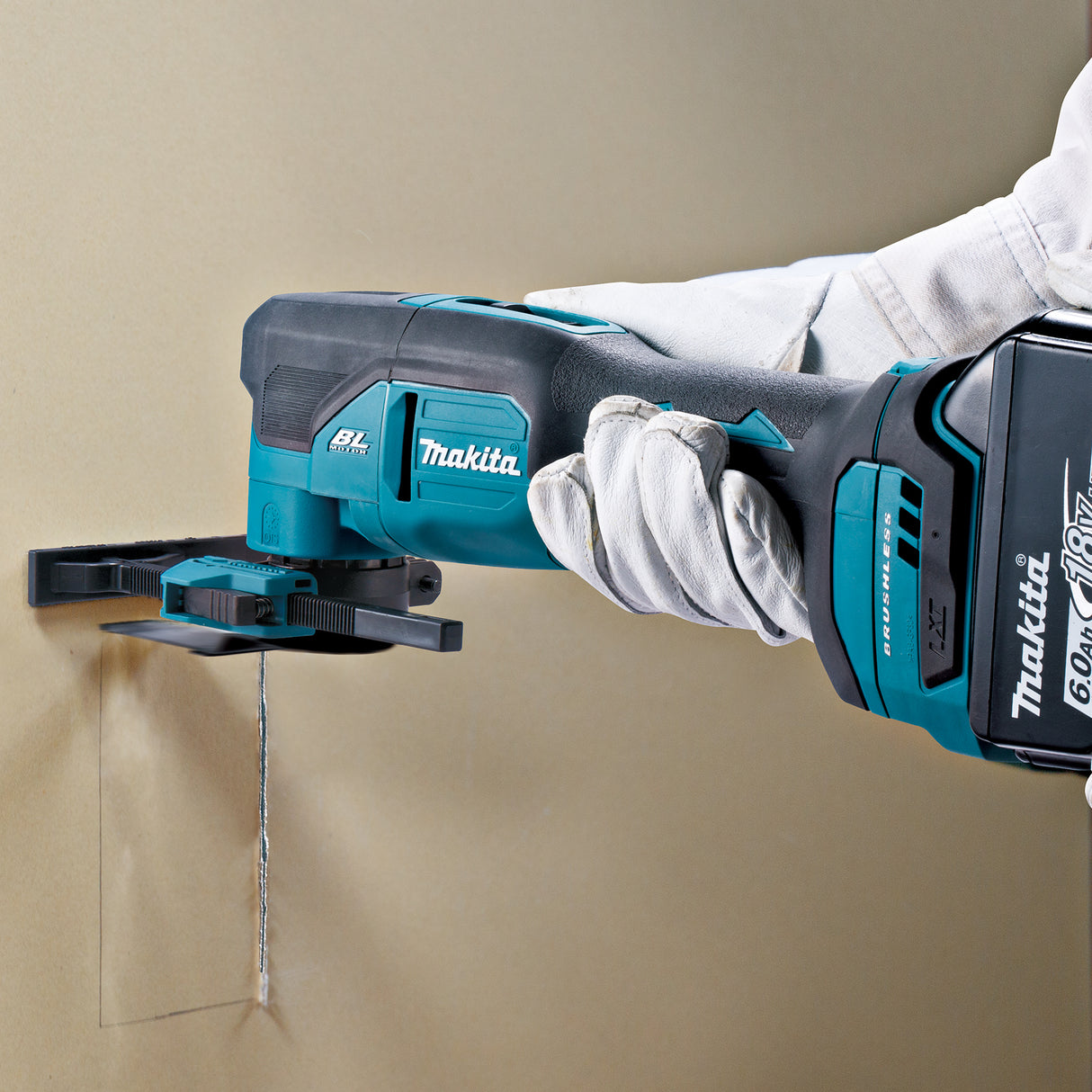 Makita DTM53ZX1 18V LXT Brushless Tool-less Multi Tool w/Accessory Kit, Tool Only