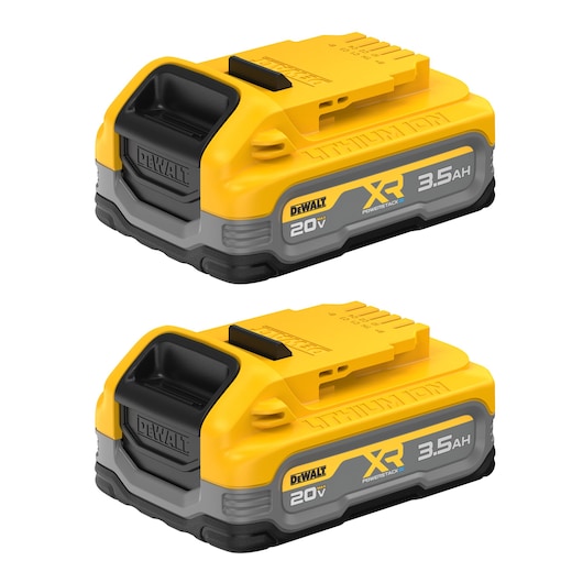 DEWALT DCBP320-2 20V MAX* XR POWERSTACK™ 3.5Ah Battery (2 Pk)
