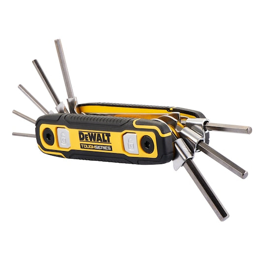 DEWALT DWHT70266 TOUGH SERIES Metric Folding Locking Hex Key