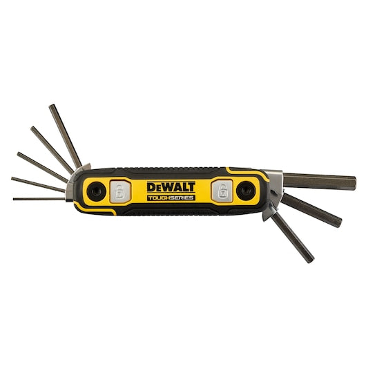 DEWALT DWHT70267 DEWALT TOUGH SERIES Metric Folding Locking Hex Key