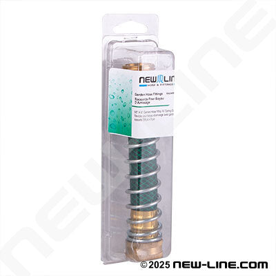 NEW-LINE XA2405063X1-20W   5/8" X 6 IN GARDEN HOSE WHIP w/SPRING GUARD