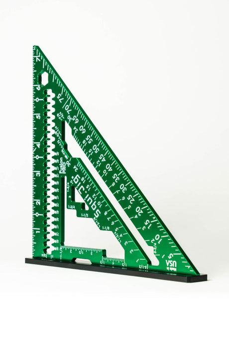 Squi.Jig Green Fusion 7.5 inch Pro Square w/ 3/16" Heel