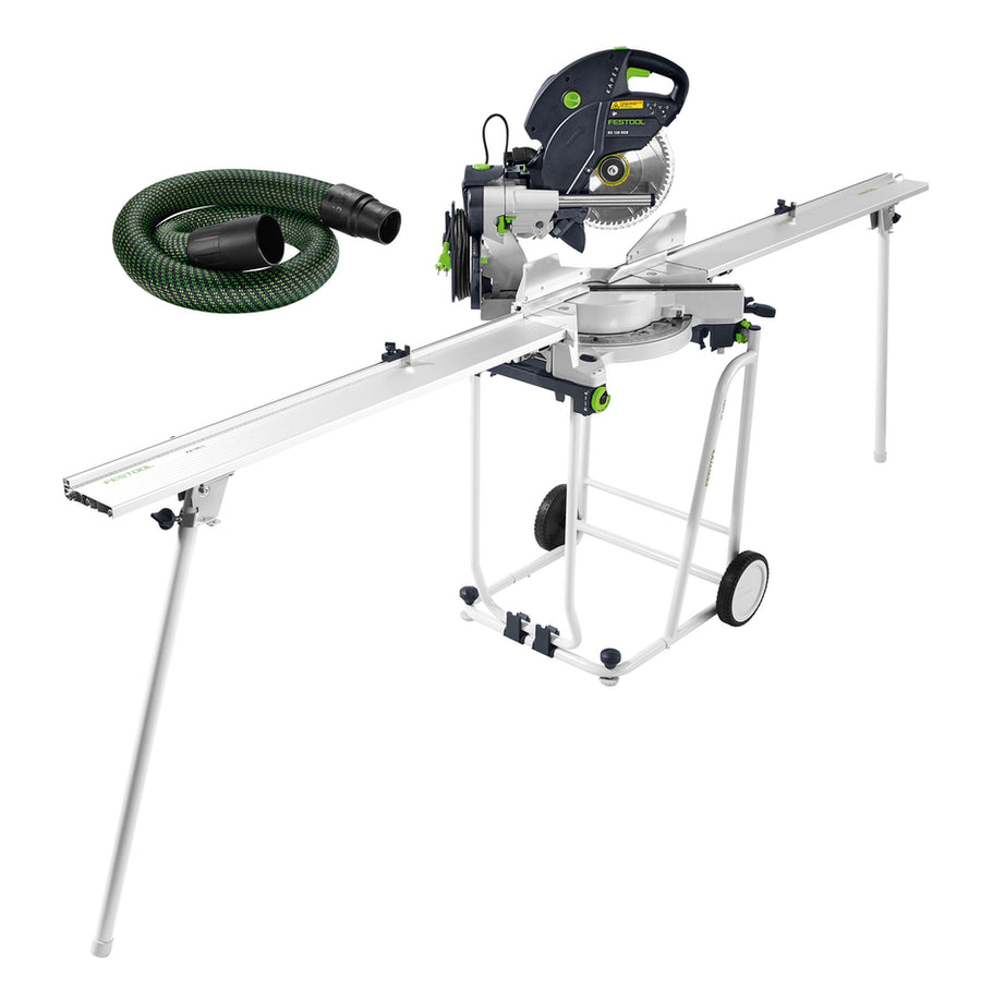Festool Limited Edition Kapex Sliding Compound Mitre Saw 10 Inch KS 120 REB Starter Set with UG Stand