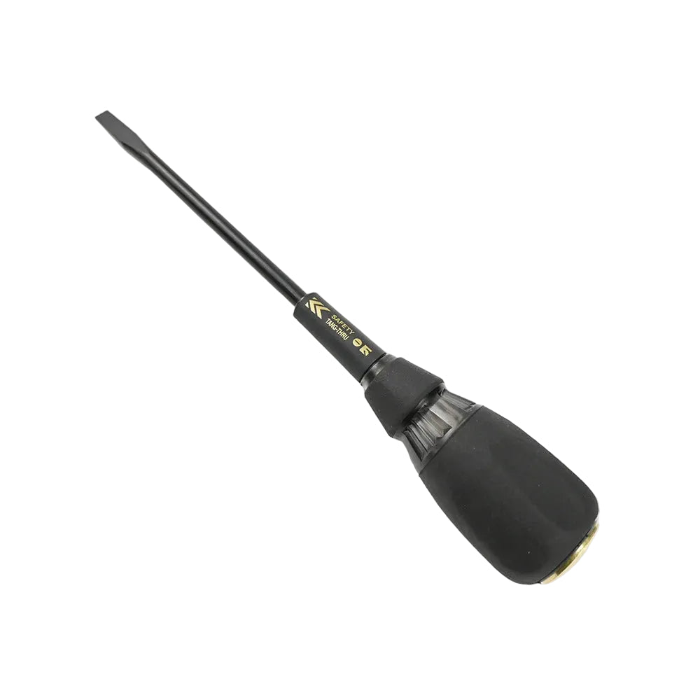 Fujiya Kurokin 566SK-BG Slotted Screwdriver, 6mm Tip x 150mm Shaft (236mm OAL)