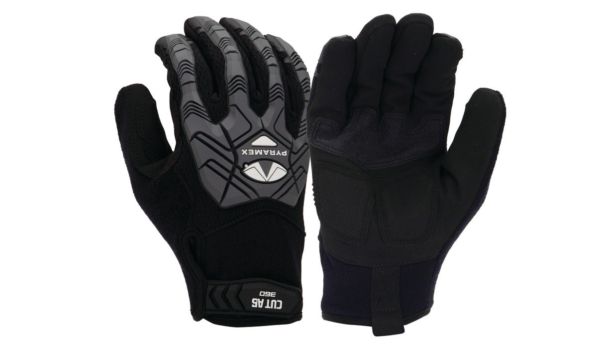 Pyramex Synthetic Leather PVC Palm A6 Cut Resistant Gloves XL