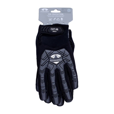 Pyramex Synthetic Leather PVC Palm A6 Cut Resistant Gloves