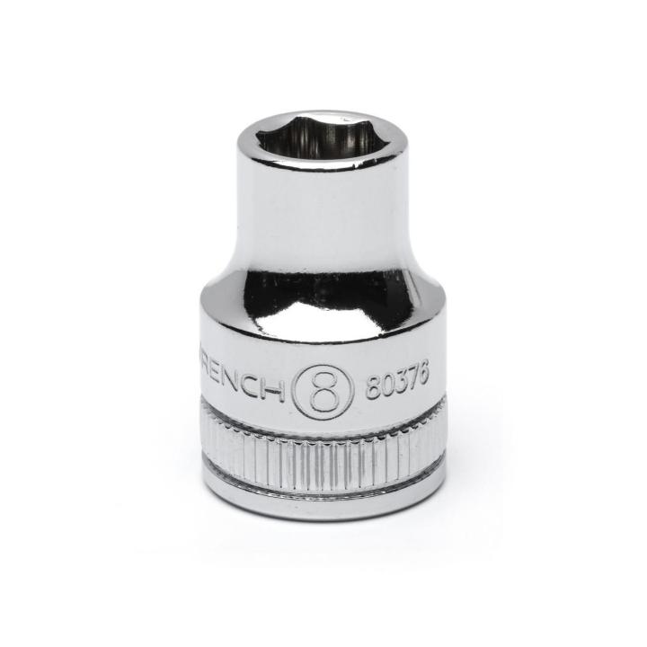 GEARWRENCH 80376 3/8" Drive 6 Point Standard Metric Socket 8mm