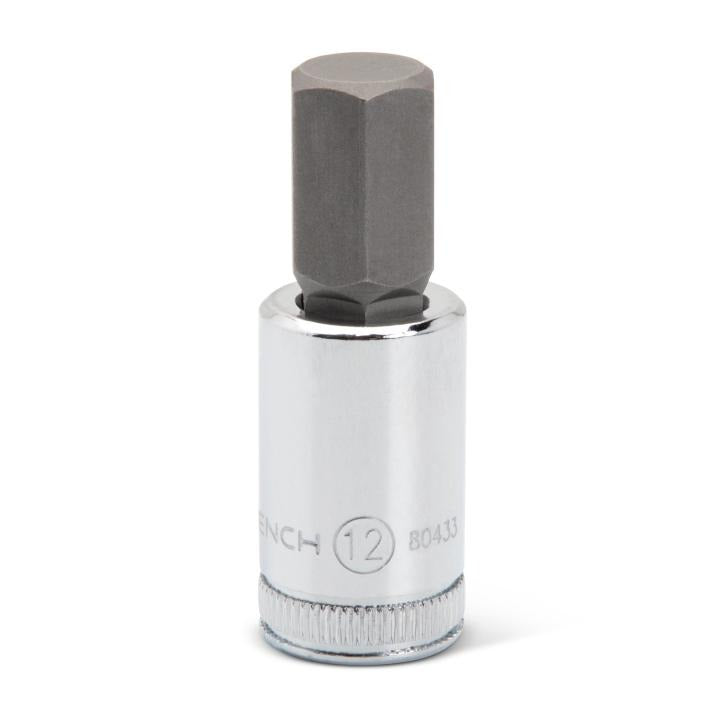 GEARWRENCH 80580 12 Piece 3/8" Drive Hex Bit Metric Socket Set