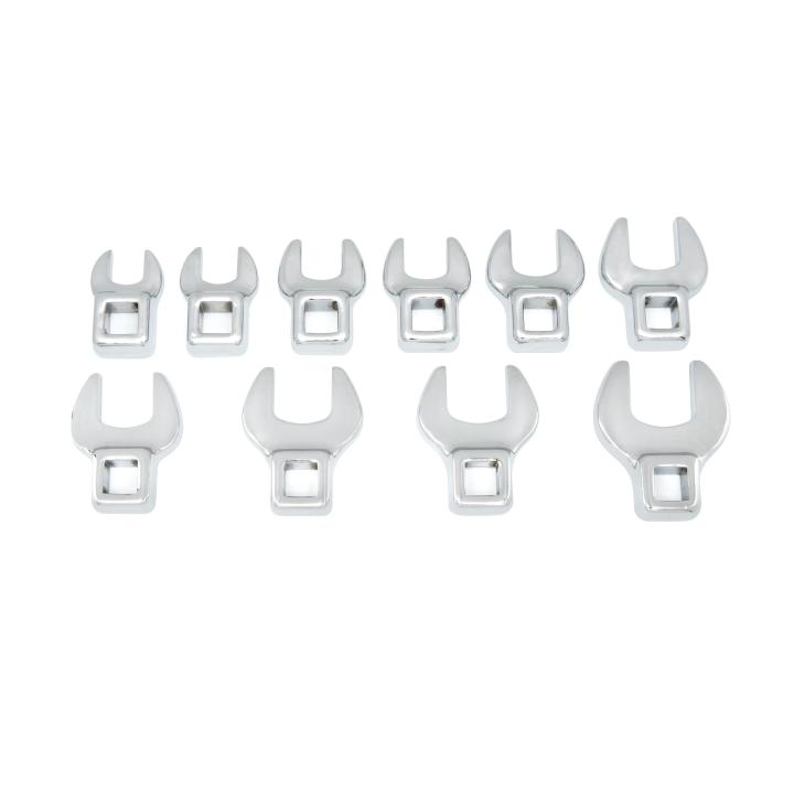 GEARWRENCH 81909 10 Piece 3/8" Drive Crowfoot Metric Wrench Set