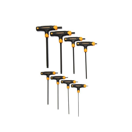 GEARWRENCH 83520 8 Piece Metric Ball End T-Handle Hex Key Set