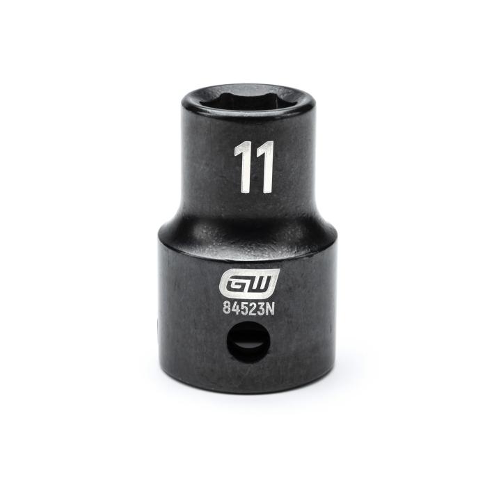 GEARWRENCH 84523N 1/2" Drive 6 Point Standard Impact Metric Socket 11mm
