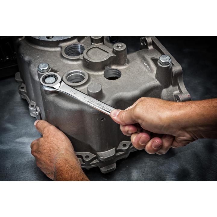 GEARWRENCH 35720-06 20 Piece 72-Tooth SAE/Metric Ratcheting Combination Wrench Set