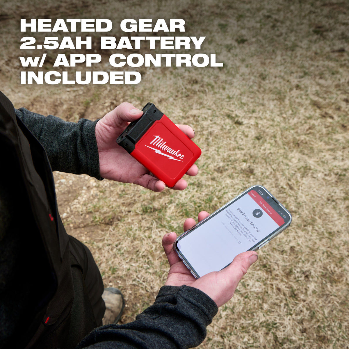 Milwaukee M500B-21 Heated Merino Wool Crew Neck Baselayer