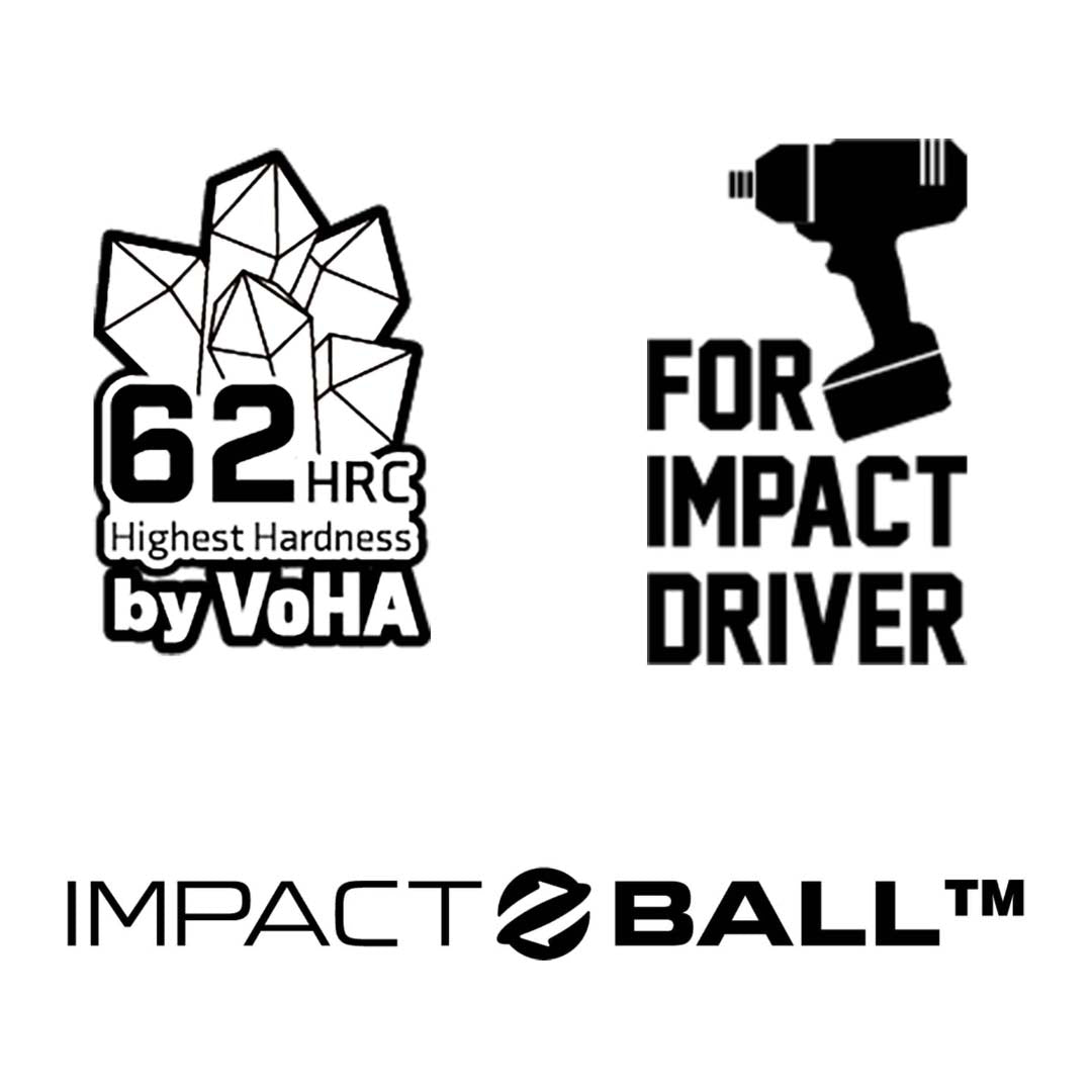 VESSEL IB52P01U Impact Ball Driver Bit Set - 52pc