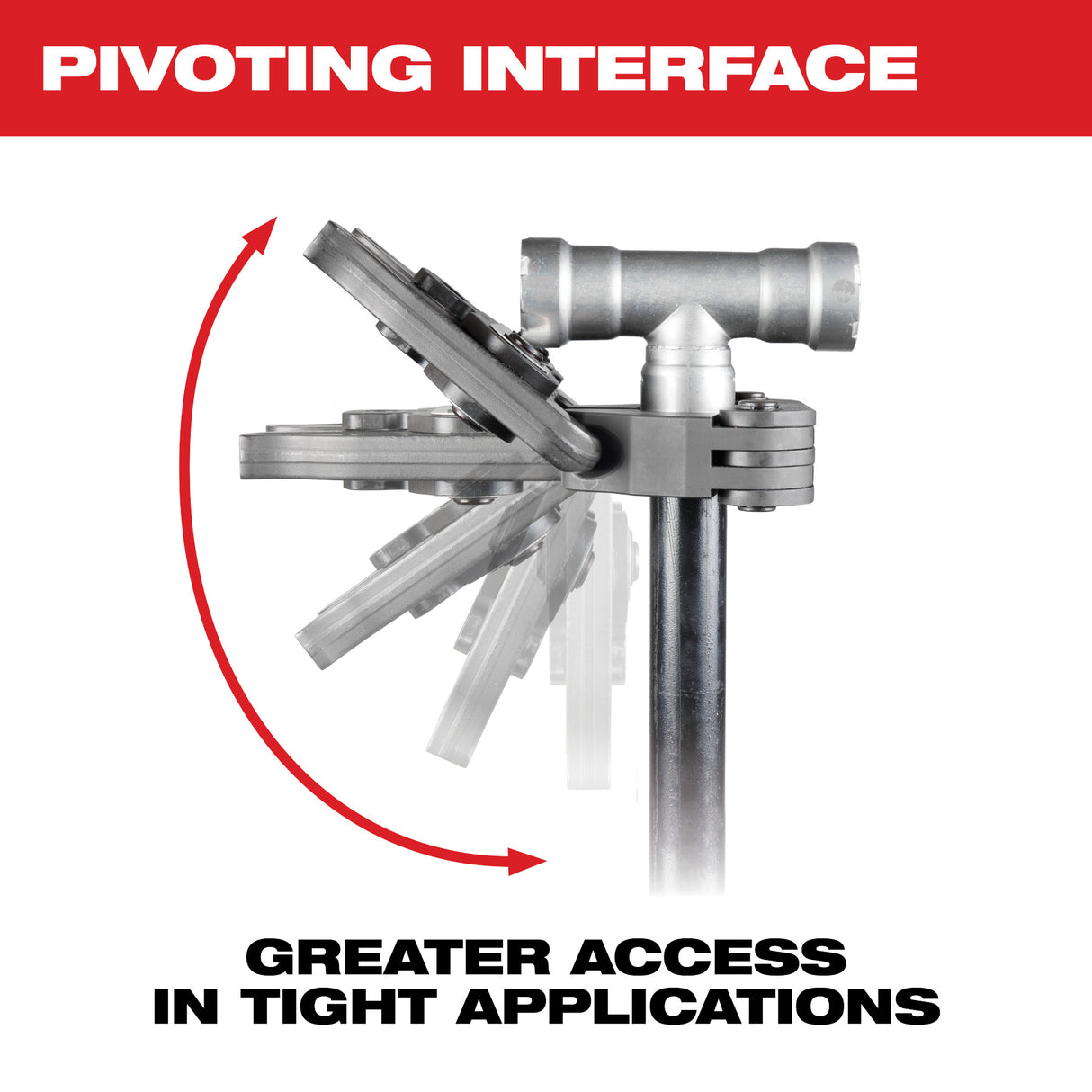 Milwaukee 49-16-2683 IPS-P Pivoting Press Ring Kit - 1/2"-1" Jaws & 1-1/4"-2" Rings