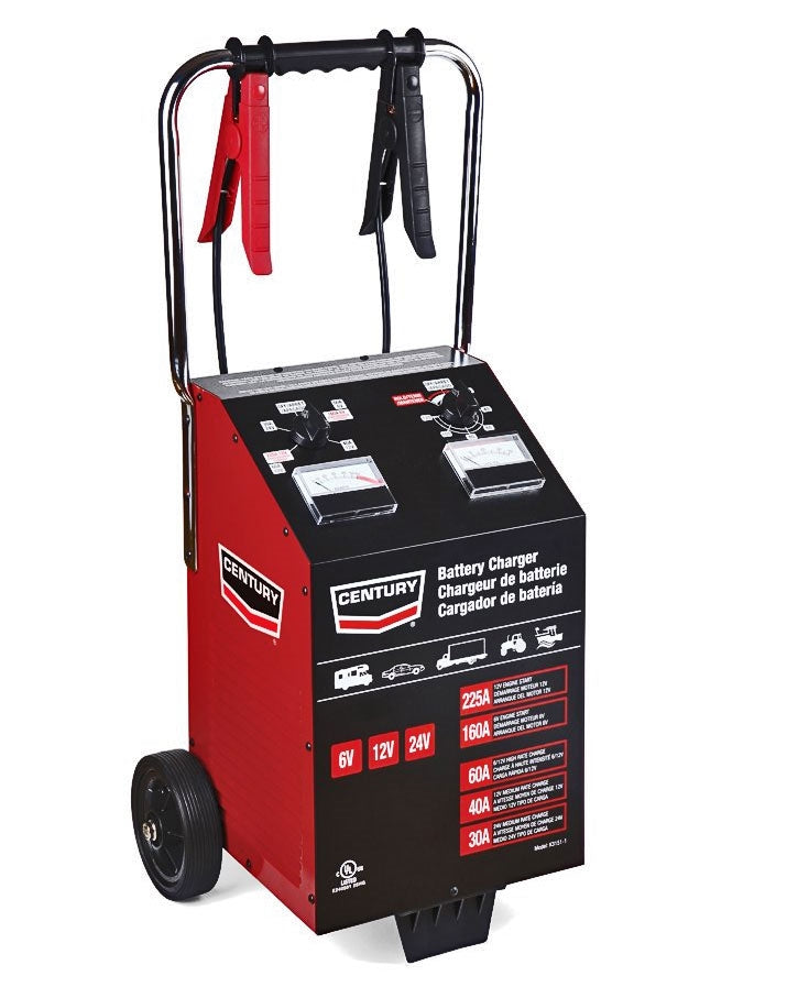 K3151-1 Century 60/40/30/160/225 Amp 6/12/24 Volt Fleet Automotive Battery Charger Starter