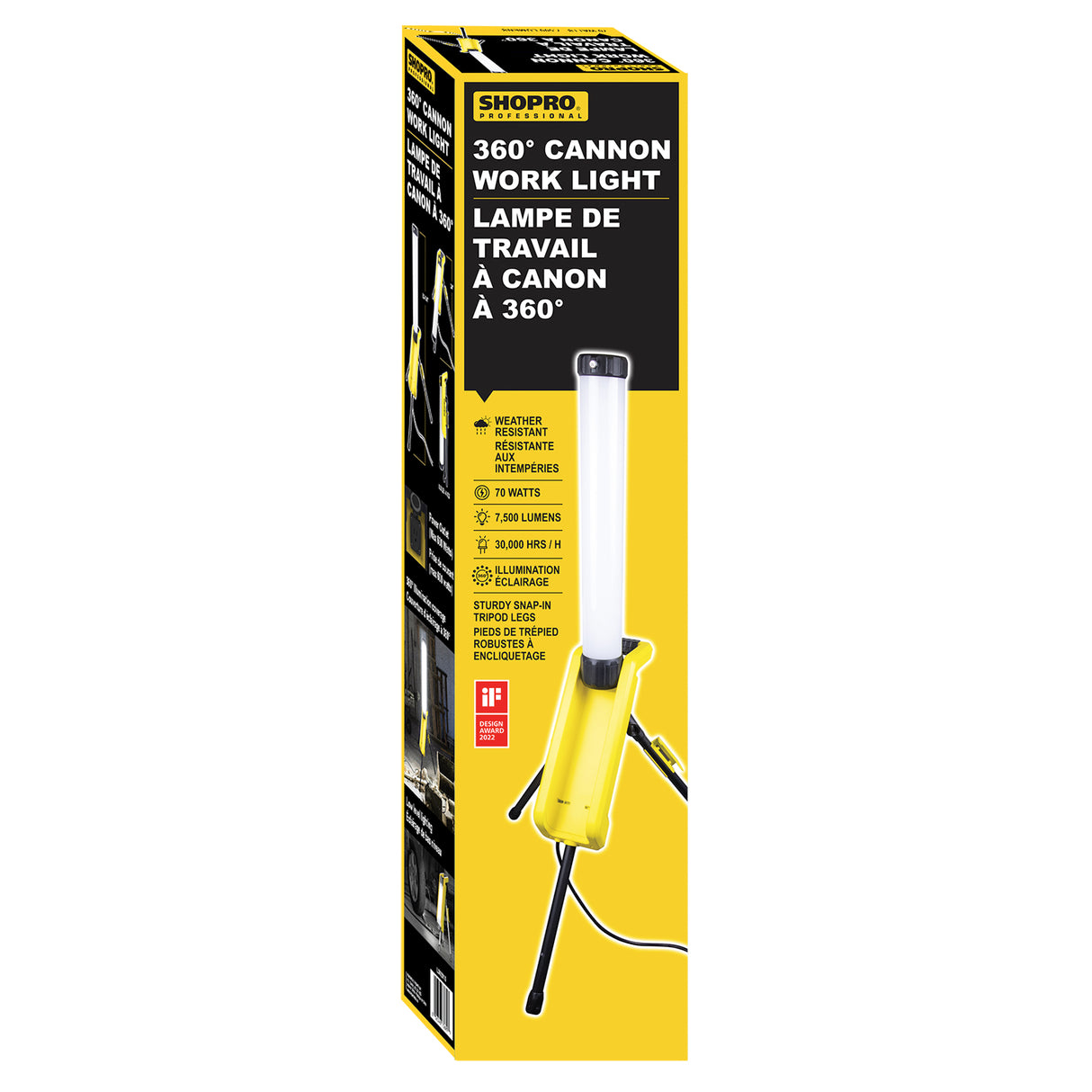 SHOPRO L002910 8000LM Work Light