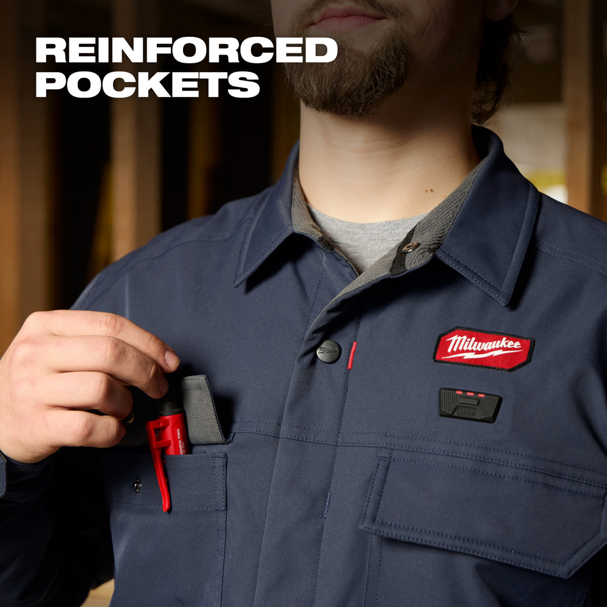 Milwaukee M103U-21 M12™ Shirt Jacket - Navy