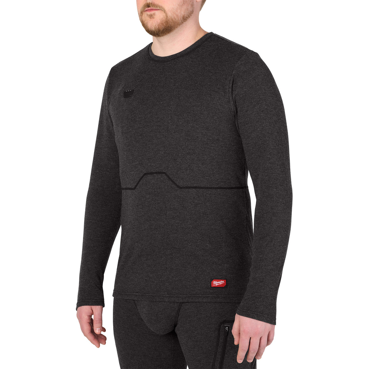 Milwaukee M500B-21 Heated Merino Wool Crew Neck Baselayer