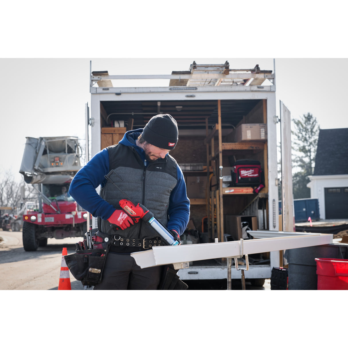 Milwaukee M750B Rib-Knit Cuffed Beanie | Black