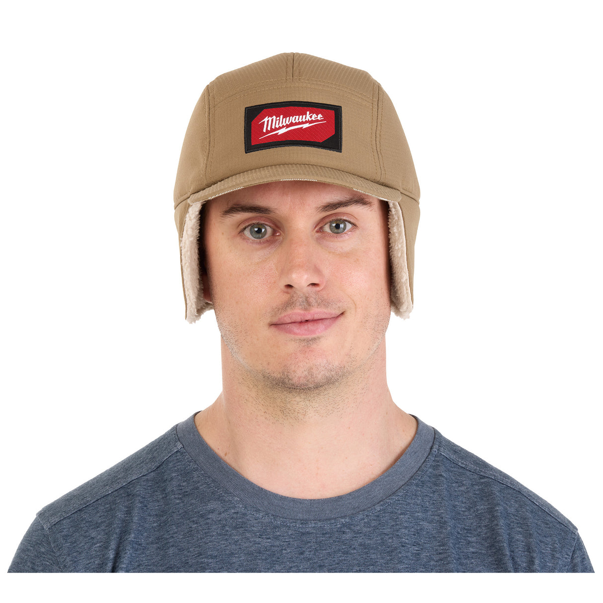 Milwaukee M754K-SM Sherpa-Lined Hat | Khaki, Small/Medium