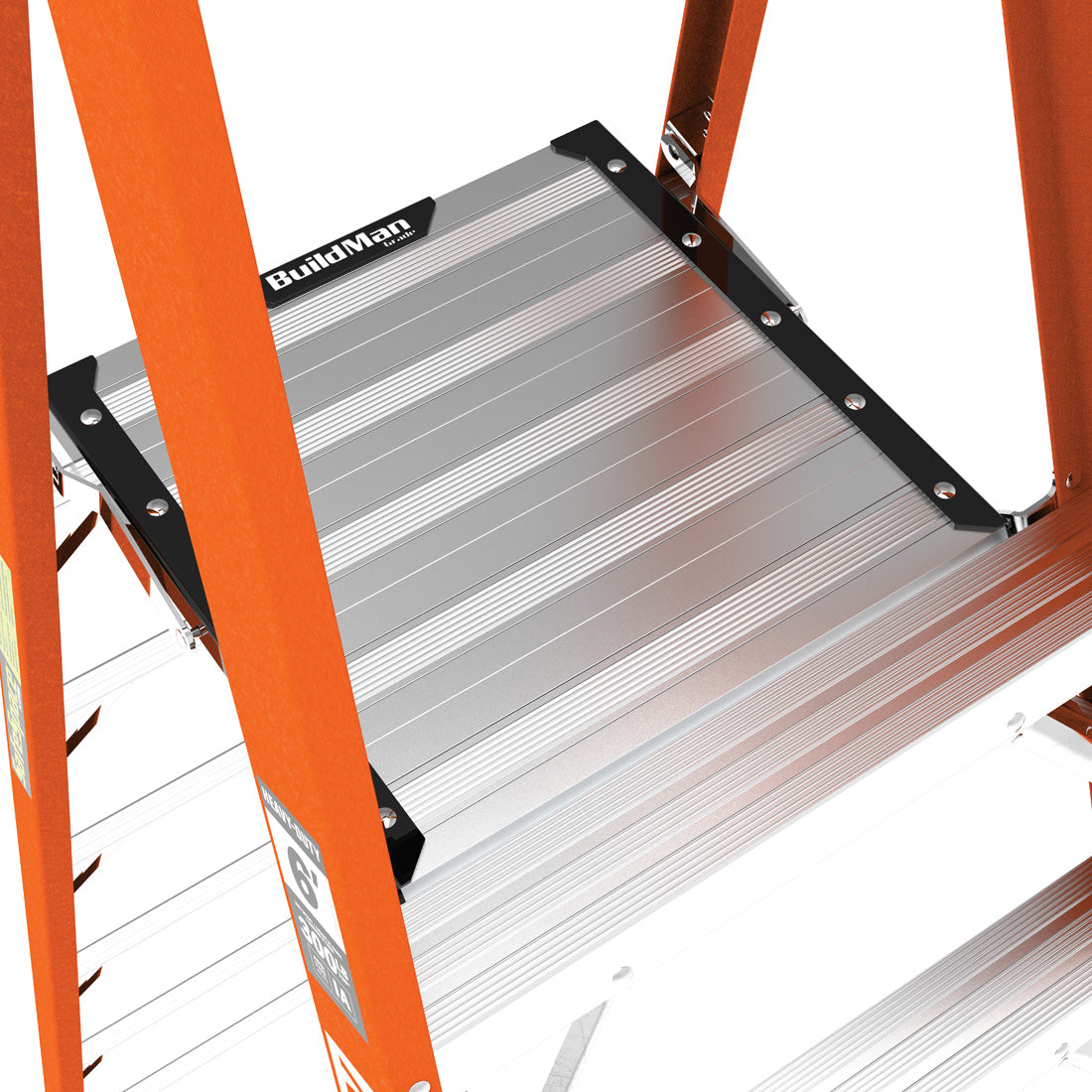Metaltech E-PSFB6T1A 6ft Platform Fiberglass Step Ladder
