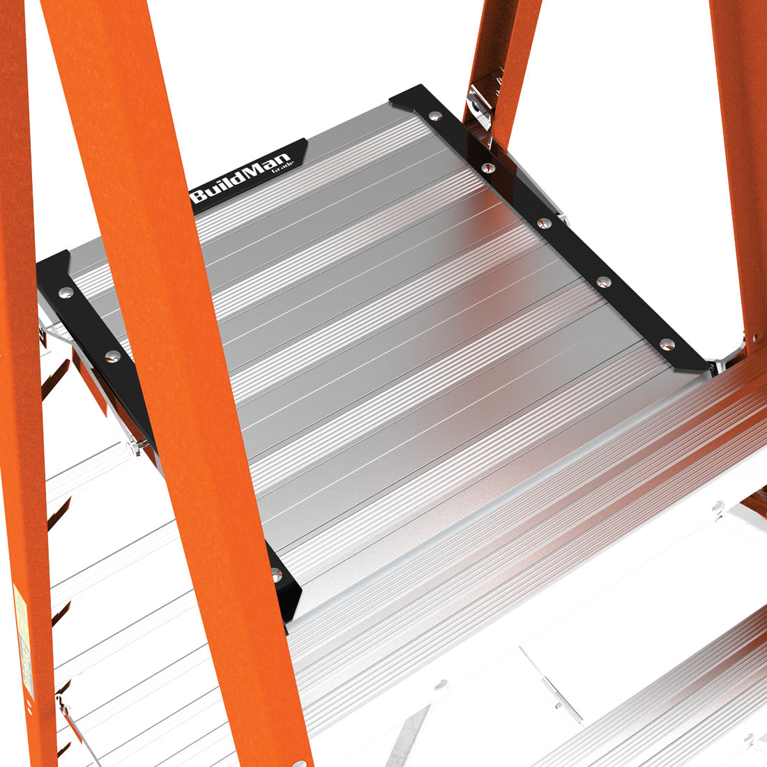 Metaltech E-PSFB8T1A 8ft Platform Fiberglass Step Ladder