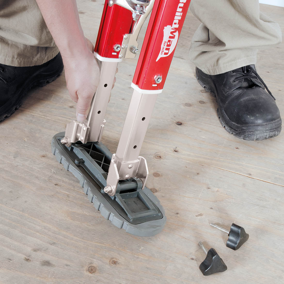 BuildMan® 24-40 in. Drywall Stilts