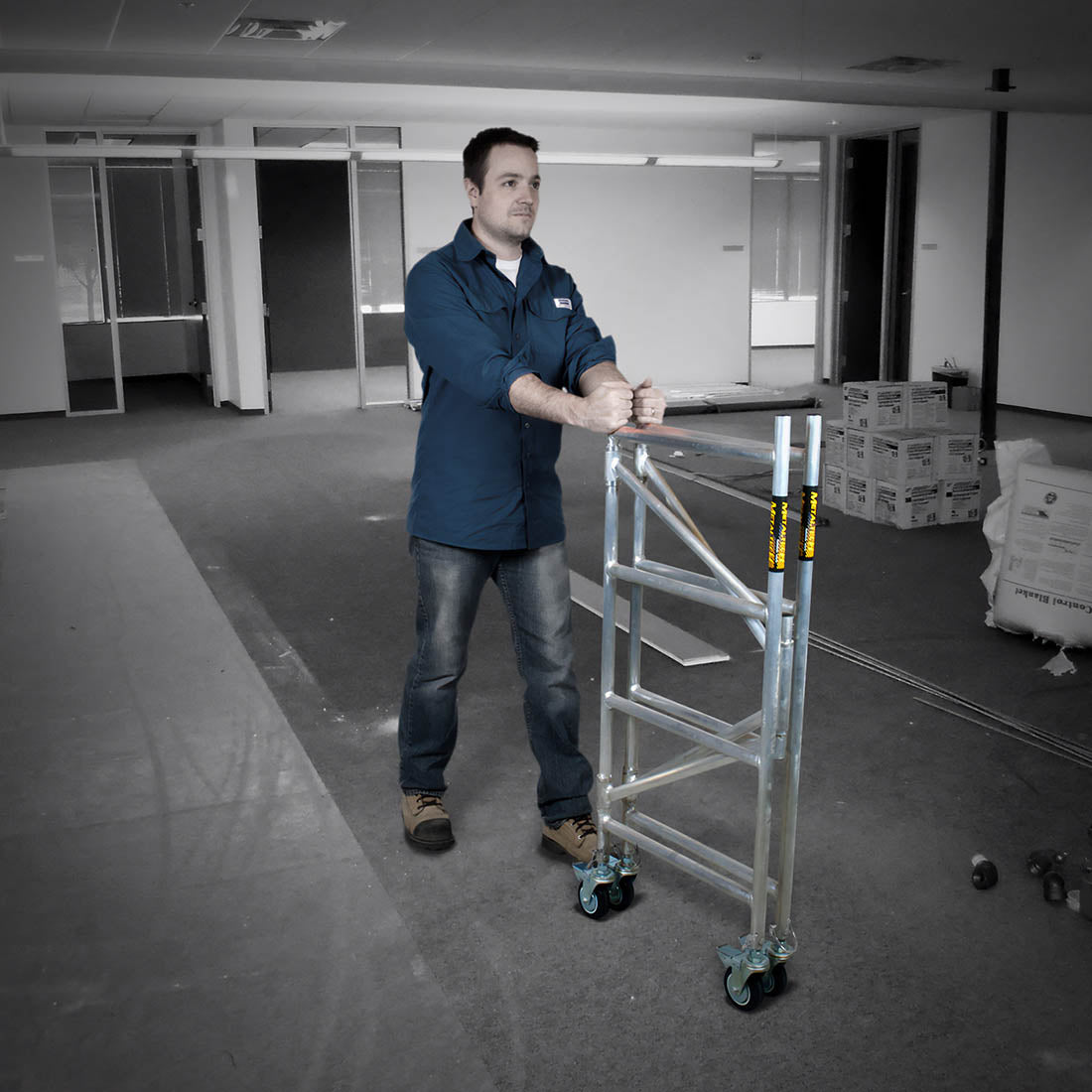 Metaltech I-IMAC Portable Scaffolding Alu Series™ 4’