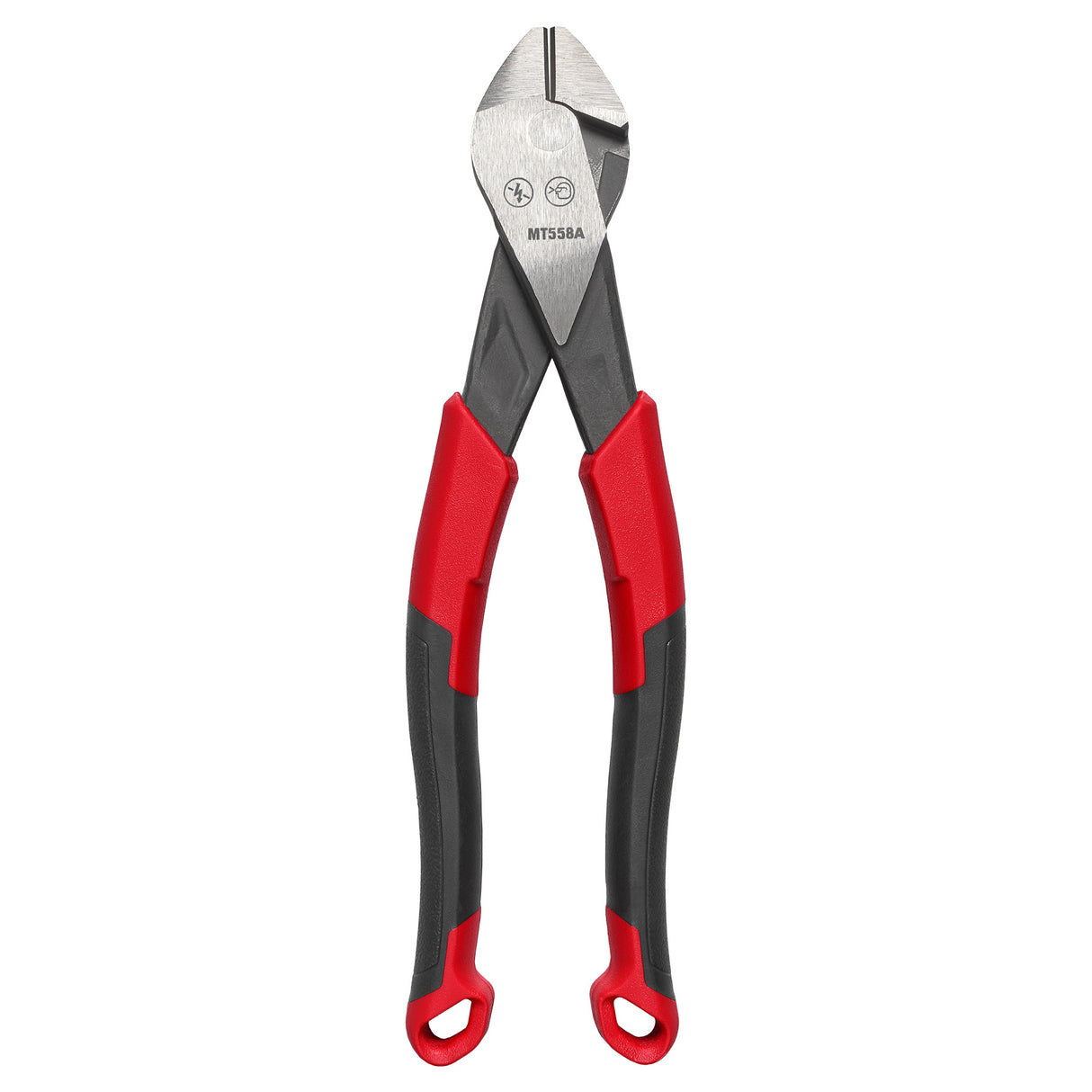Milwaukee MT558A 8" Angled Head Diagonal Comfort Grip Cutting Pliers (USA)