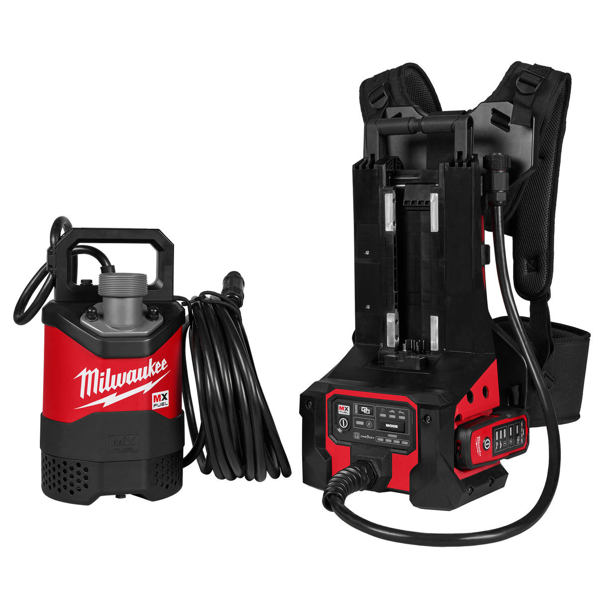 Milwaukee MXF211-1XC MX FUEL™ 1HP 2" Submersible Pump Kit