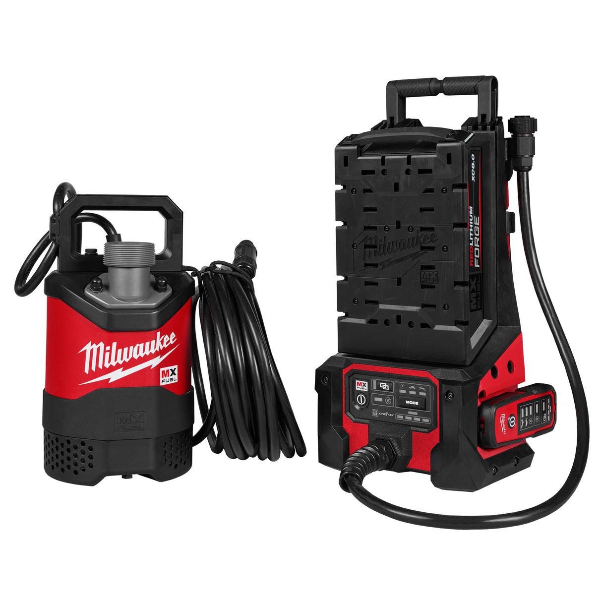 Milwaukee MXF211-1XC MX FUEL™ 1HP 2" Submersible Pump Kit