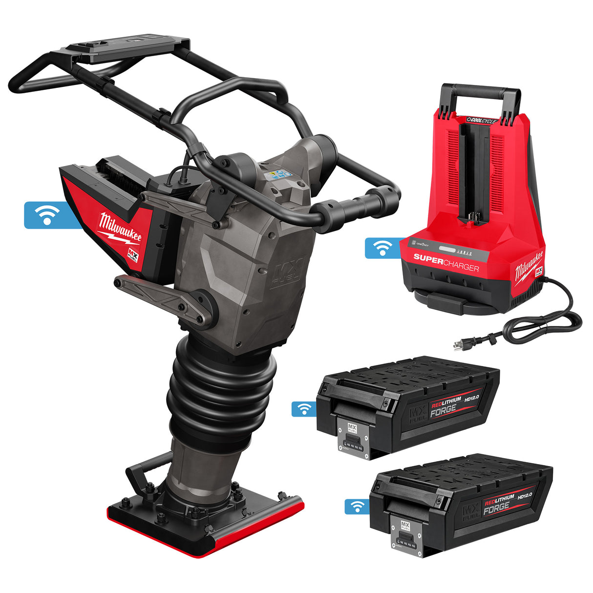 Milwaukee MXF270-2HD MX FUEL™ 70 kg Rammer Kit