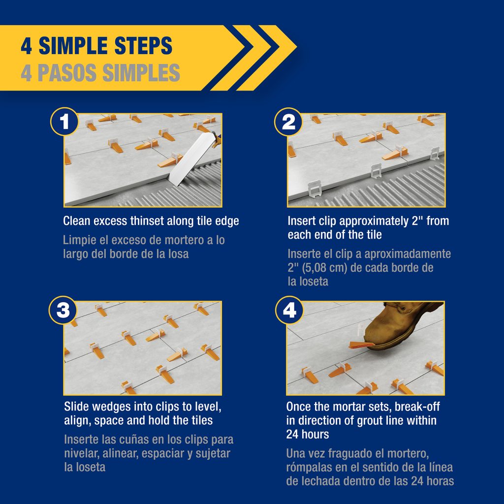 QEP 99761 LASH® XL 1/16" Clips - 100/Bag