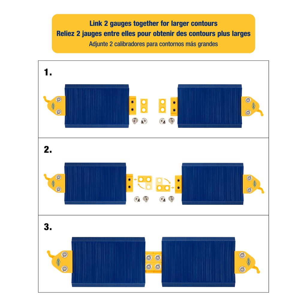 QEP 10038 6" Locking Contour Gauge