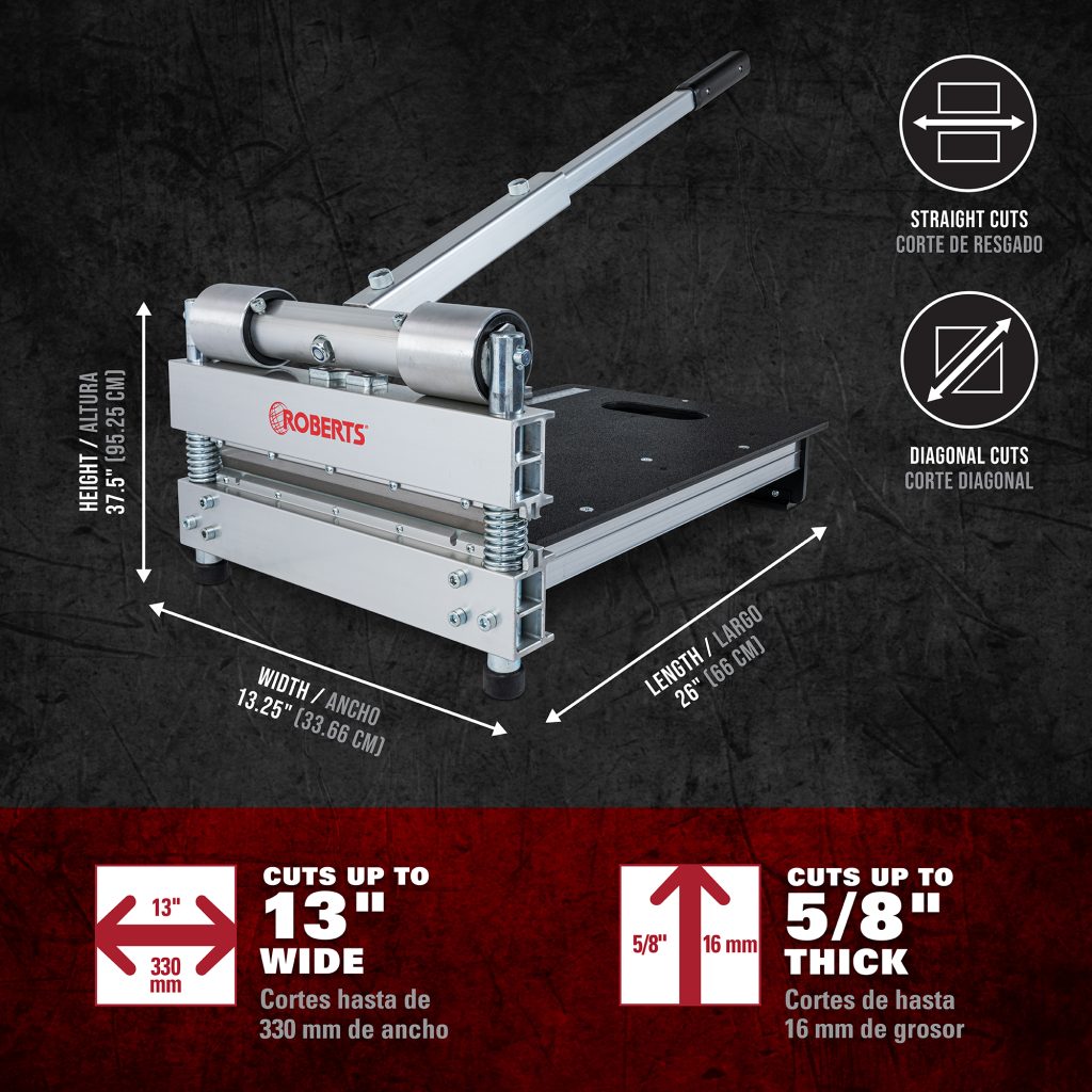 Roberts 10-942 13" PRECISIONCUTS™ PRO MULTI-FLOOR CUTTER