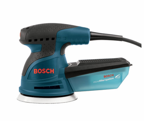 Bosch 2-Tool Combo Kit with 5 In. Single-Speed Palm Random Orbit Sander/Polisher and 1/4-Sheet Orbital Finishing Sander