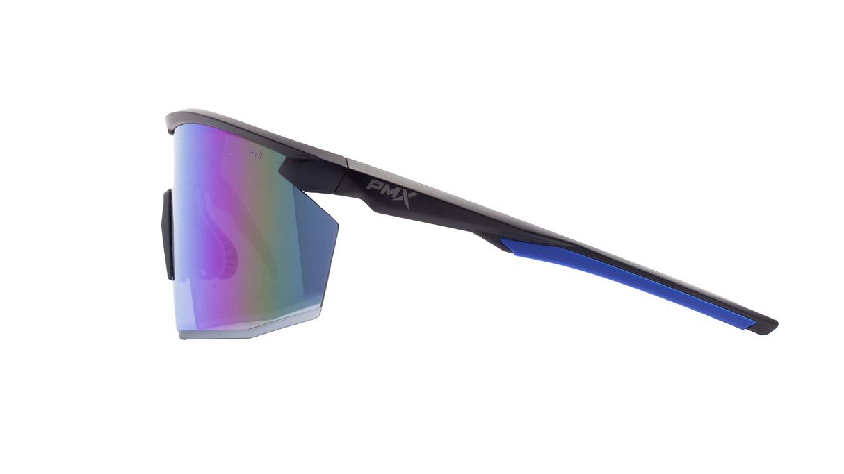 PYRAMEX PMXSPEC Blue Mirror Lens Safety Glasses with AF