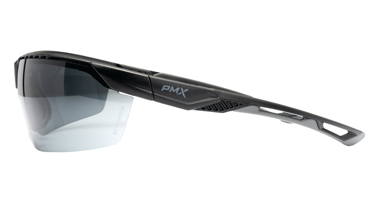 PYRAMEX TruFlex Half Frame Grey Lens Safety Glasses With H2X Anti-fog