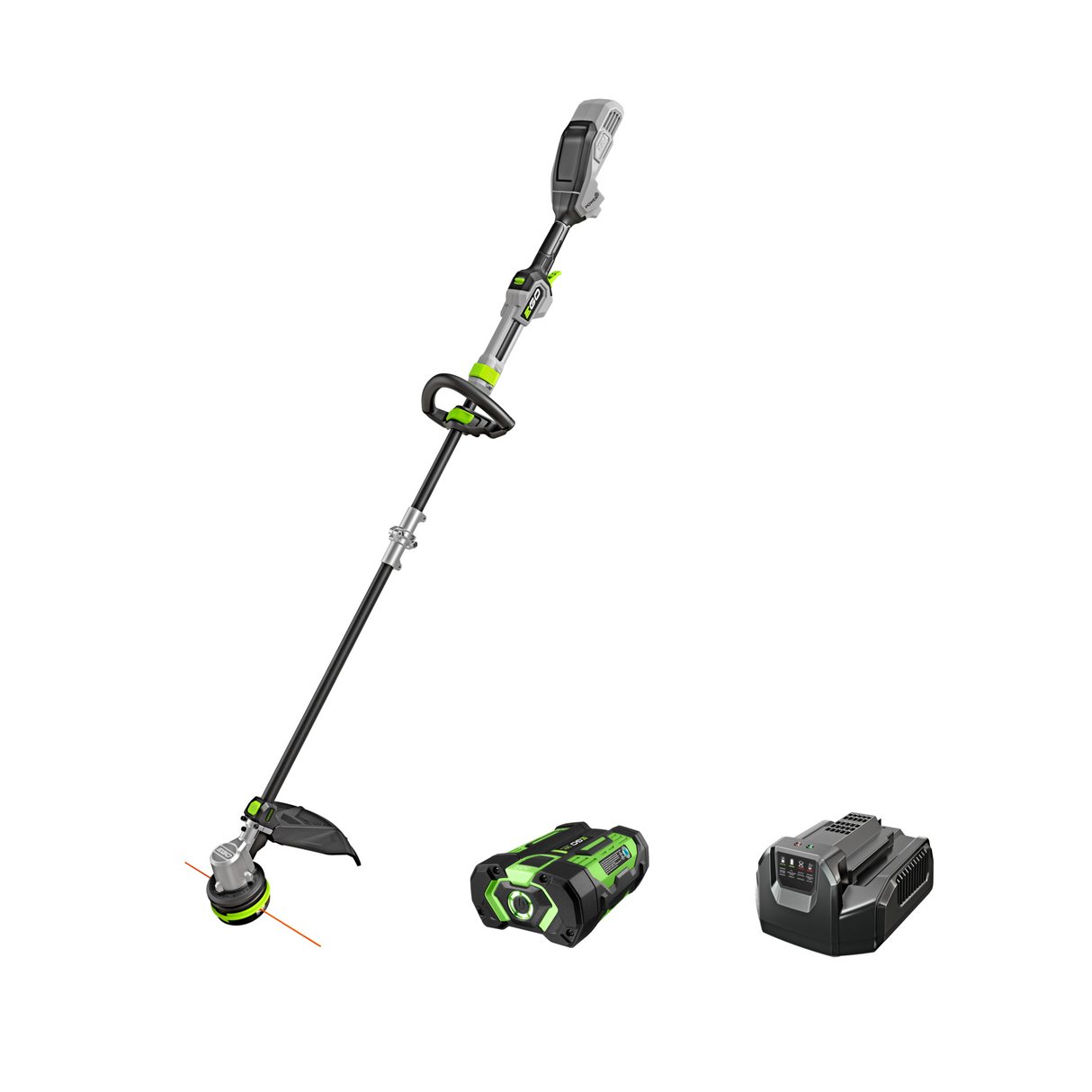 EGO ST1611T POWER+ 16" POWERLOAD™ String Trimmer with Carbon Fiber Shaft with 2.5Ah Battery and 210W Charger