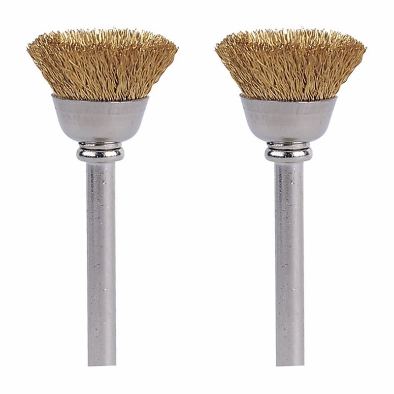 Dremel | 536-02 1/2 In. Brass Brushes (2 Pack)