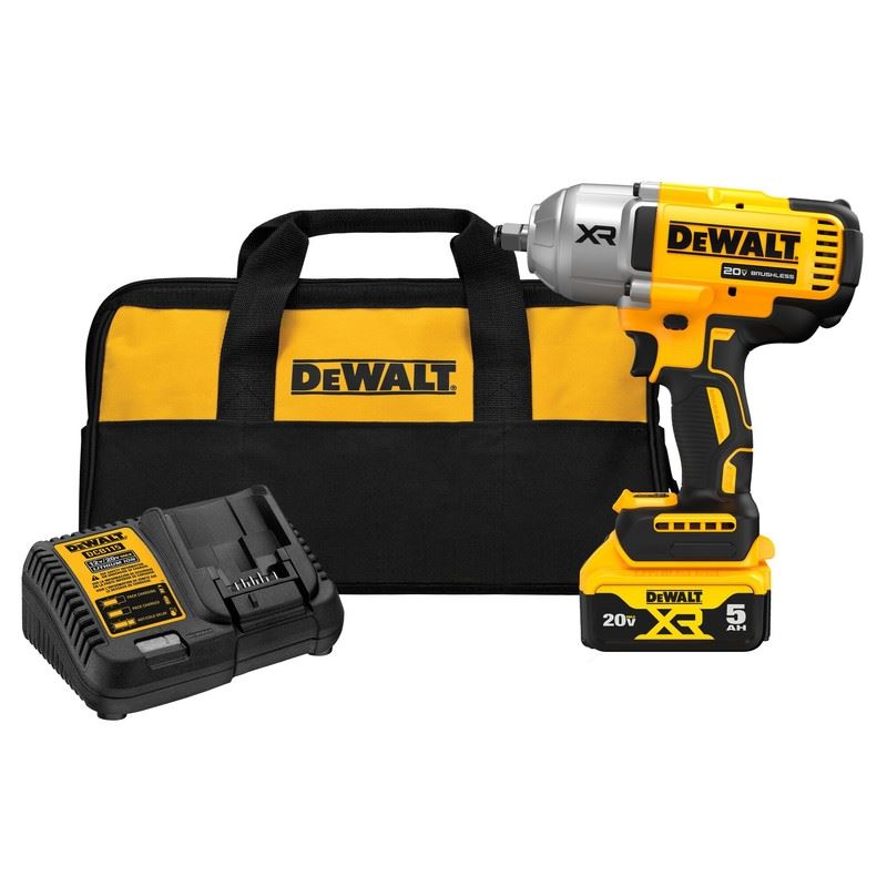 DEWALT DCF900P1 20V MAX XR  1/2 In. High Torque Impact Wrench with Hog Ring Anvil
