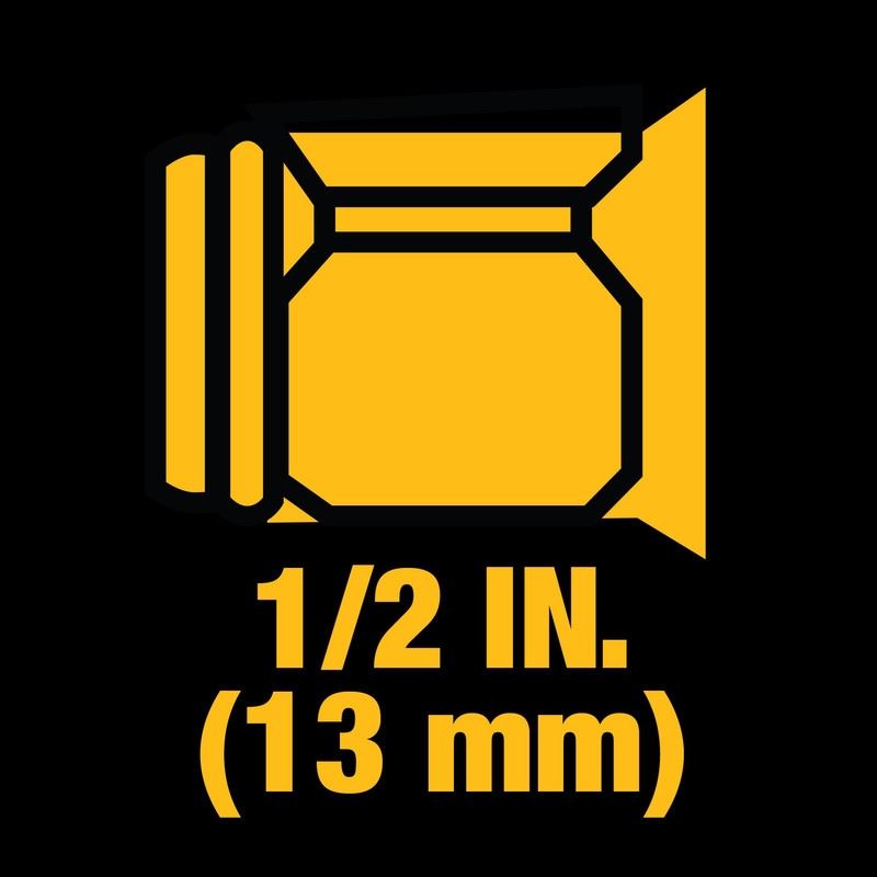 DEWALT DCF900P1 20V MAX XR  1/2 In. High Torque Impact Wrench with Hog Ring Anvil